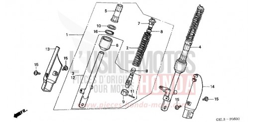 COUSSIN AVANT XR50R3 de 2003